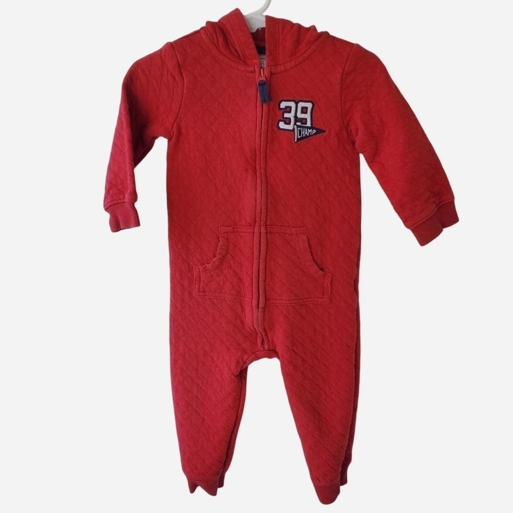 Carter's Red Quilted Onesie